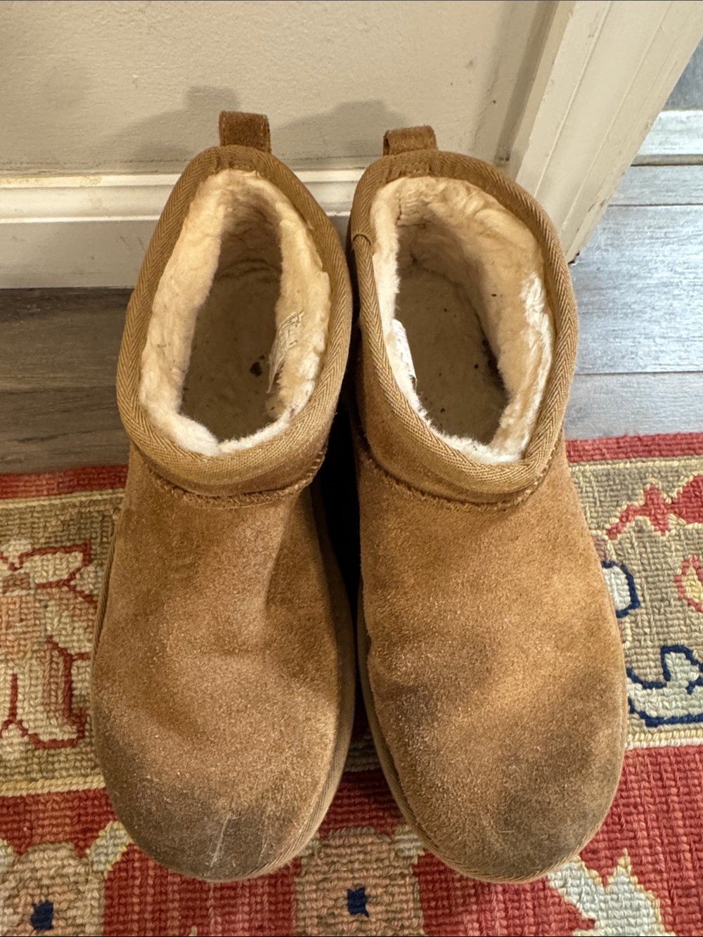 UGG Women's Cozy Faux-Sheepskin Lined Slip-On Slippers – Chestnut